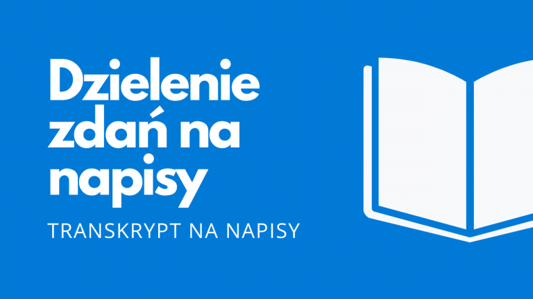 Jak szybko podzielić zdania na napisy gotowe do rozstawienia